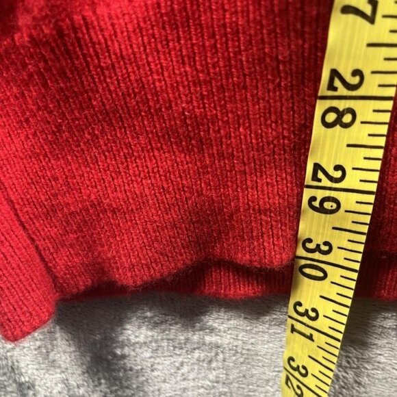 Murray Allan of Innerleithen Sweater Vest Mens 2XT Red Cashmere V Neck Scotland - Picture 6 of 6